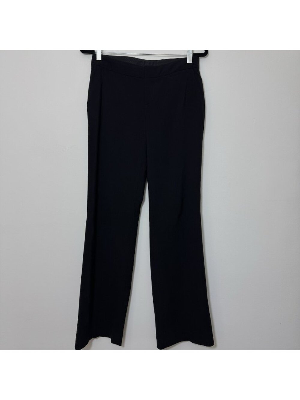 Banana Republic Women's Martin Fit Pants Size 4 Wool Blend Lined Straight Leg